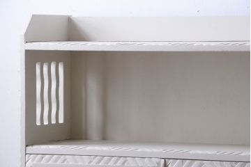 アンティーク家具　アンティークペイント　おしゃれな本箱(ブックケース)