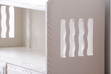 アンティーク家具　アンティークペイント　おしゃれな本箱(ブックケース)