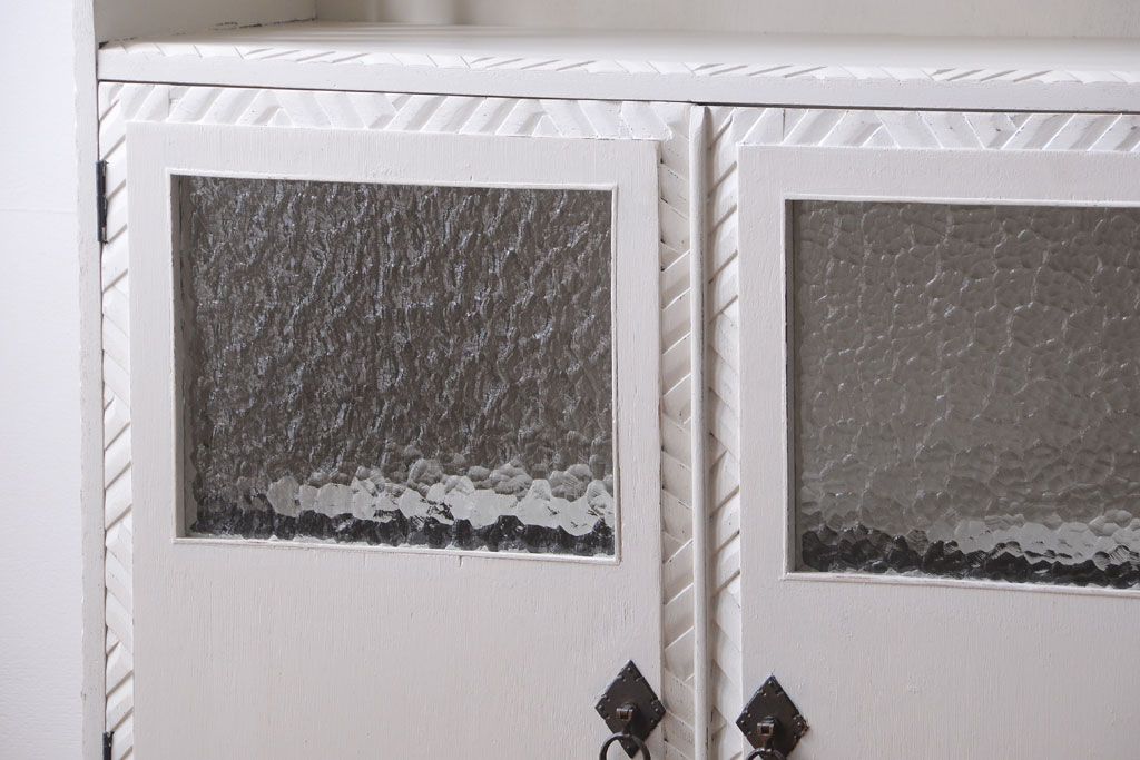 アンティーク家具　アンティークペイント　おしゃれな本箱(ブックケース)