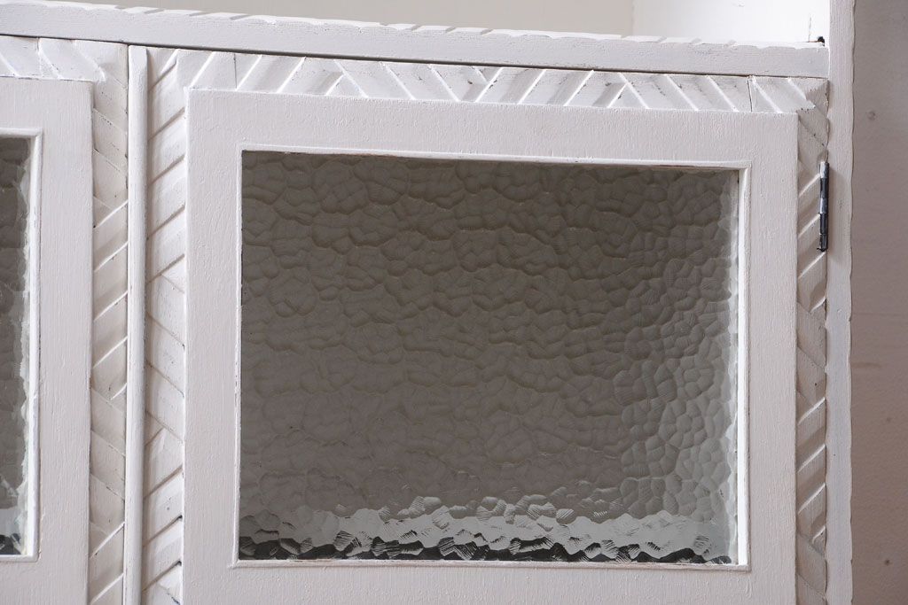 アンティーク家具　アンティークペイント　おしゃれな本箱(ブックケース)