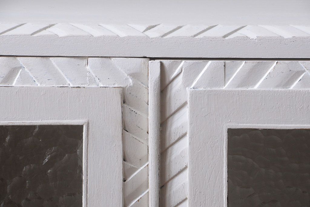 アンティーク家具　アンティークペイント　おしゃれな本箱(ブックケース)