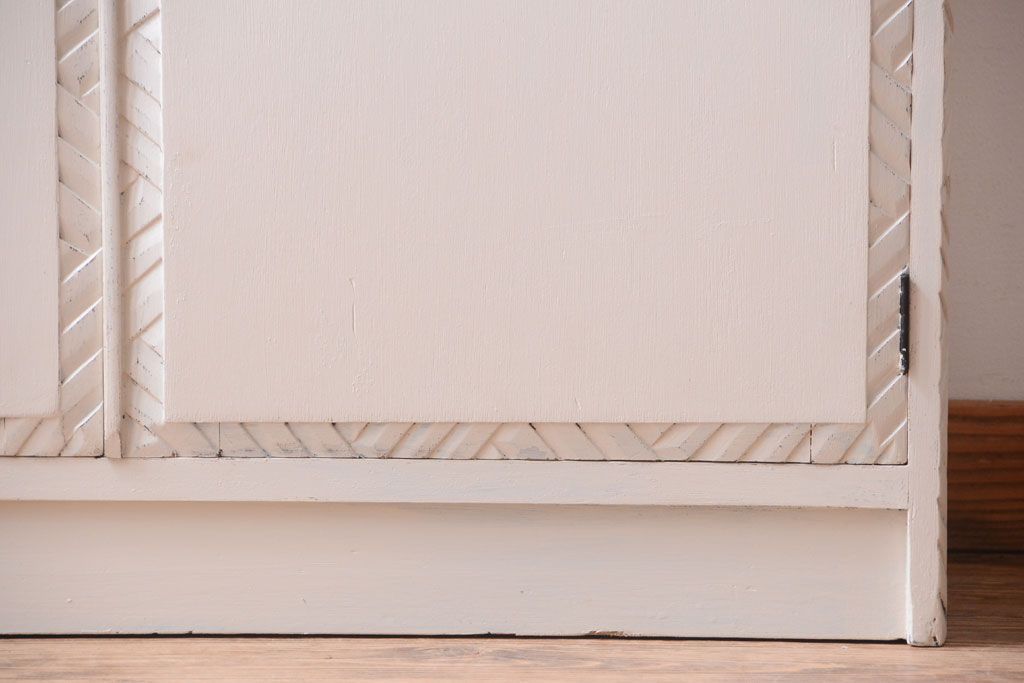 アンティーク家具　アンティークペイント　おしゃれな本箱(ブックケース)