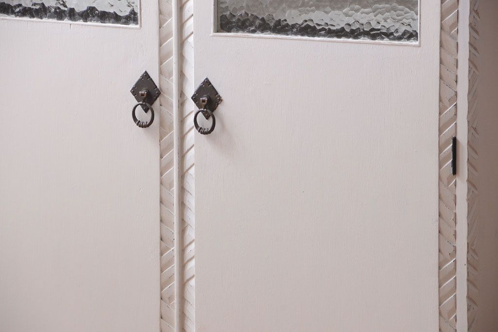 アンティーク家具　アンティークペイント　おしゃれな本箱(ブックケース)