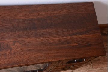 アンティーク家具　大正〜昭和　前面欅材　上質なローボード