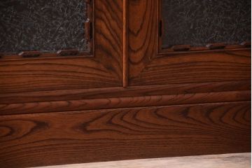 アンティーク家具　大正〜昭和　前面欅材　上質なローボード
