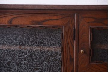 アンティーク家具　大正〜昭和　前面欅材　上質なローボード