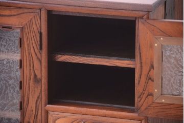 アンティーク家具　大正〜昭和　前面欅材　上質なローボード