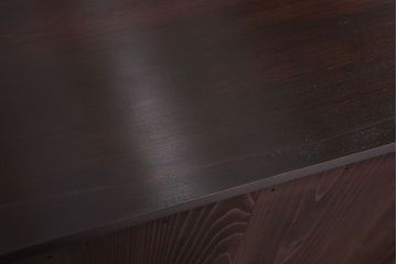 アンティーク家具　古民具・骨董　明治〜大正期　大ぶりでモダンなガラス戸収納棚