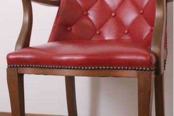 ヴィンテージ家具　イギリスビンテージ　ビーチ材製アームチェア(1)