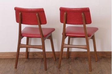ヴィンテージ家具　イギリスビンテージ　ビーチ材製チェア2脚セット