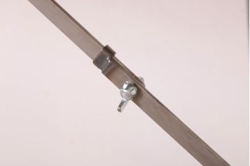 ラフジュ工房オリジナル　鉄脚　ナラ材製折りたたみテーブル(作業台)