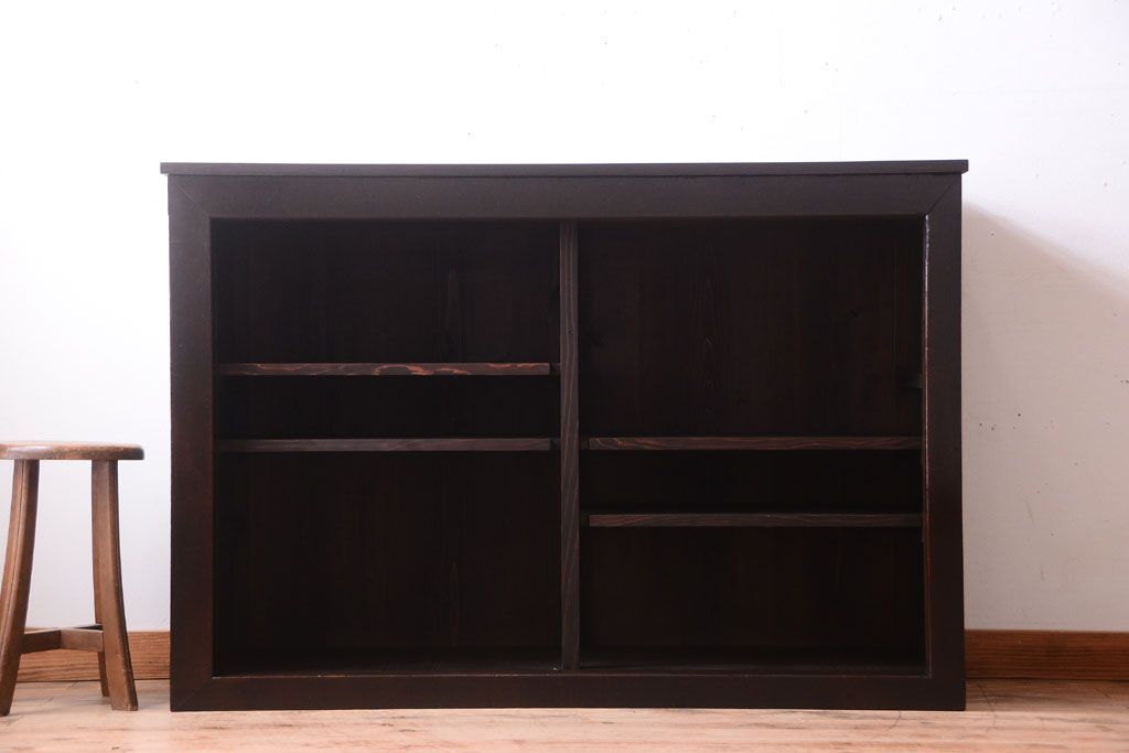 アンティーク家具　アンティーク　四尺　和モダンな収納箪笥サイドボード(水屋箪笥)