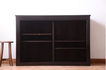 アンティーク家具　アンティーク　四尺　和モダンな収納箪笥サイドボード(水屋箪笥)