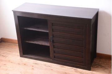 アンティーク家具　アンティーク　四尺　和モダンな収納箪笥サイドボード(水屋箪笥)