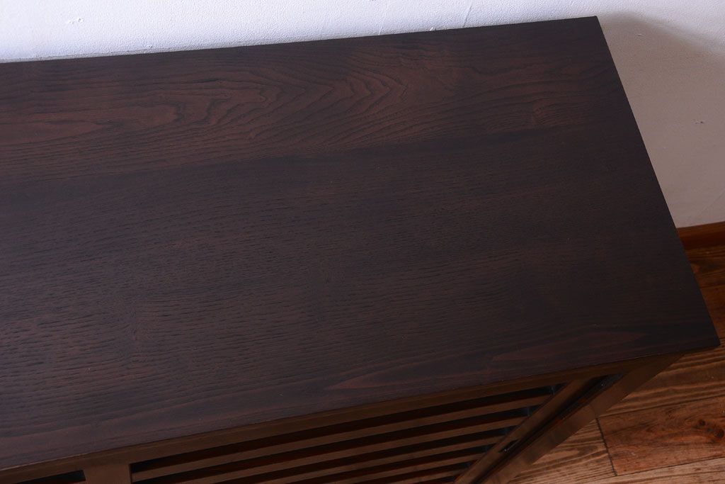 アンティーク家具　アンティーク　四尺　和モダンな収納箪笥サイドボード(水屋箪笥)