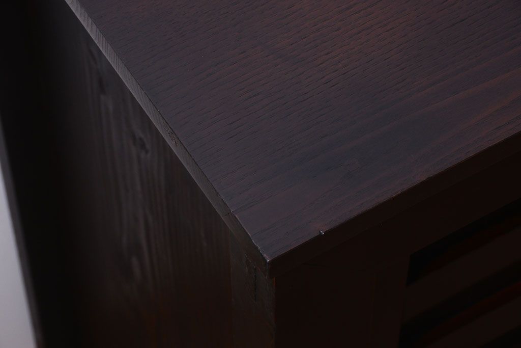 アンティーク家具　アンティーク　四尺　和モダンな収納箪笥サイドボード(水屋箪笥)