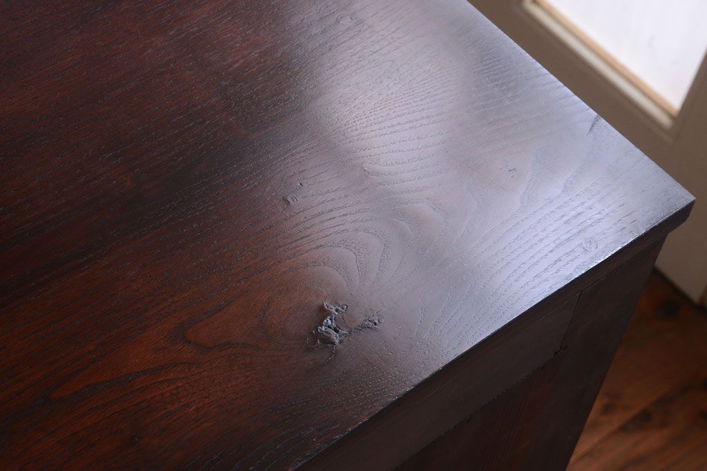 アンティーク家具　アンティーク　四尺　和モダンな収納箪笥サイドボード(水屋箪笥)