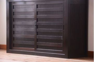 アンティーク家具　アンティーク　四尺　和モダンな収納箪笥サイドボード(水屋箪笥)