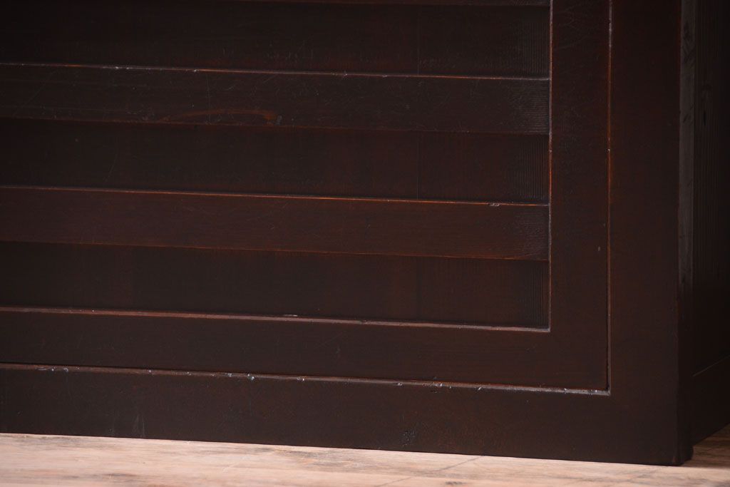 アンティーク家具　アンティーク　四尺　和モダンな収納箪笥サイドボード(水屋箪笥)