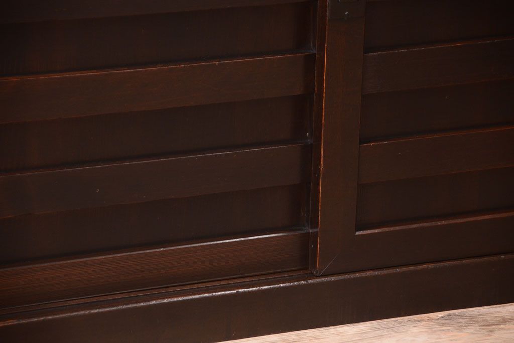 アンティーク家具　アンティーク　四尺　和モダンな収納箪笥サイドボード(水屋箪笥)