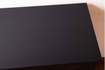 丸金具付き　リメイク品　アンティークのペイントサイドテーブル