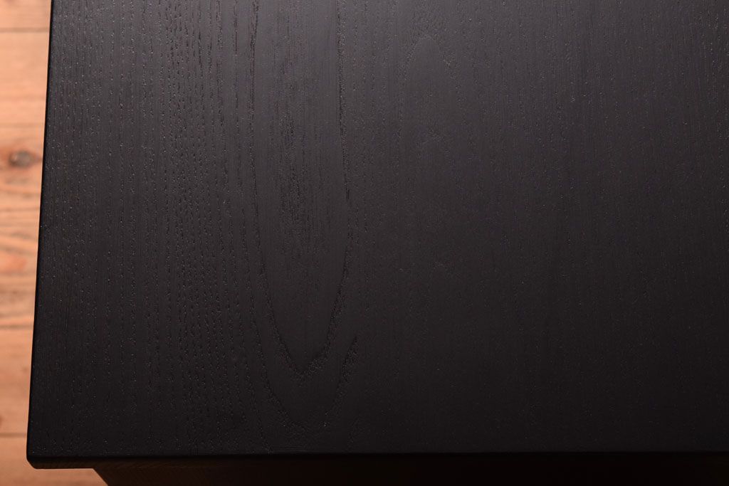 丸金具付き　リメイク品　アンティークのペイントサイドテーブル