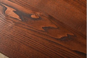 丸金具付き　リメイク品　アンティークのペイントサイドテーブル