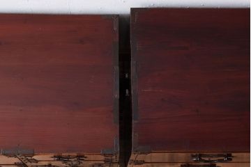 アンティーク家具　古民具・骨董　前面欅材　共縁　上品なアンティーク米沢箪笥