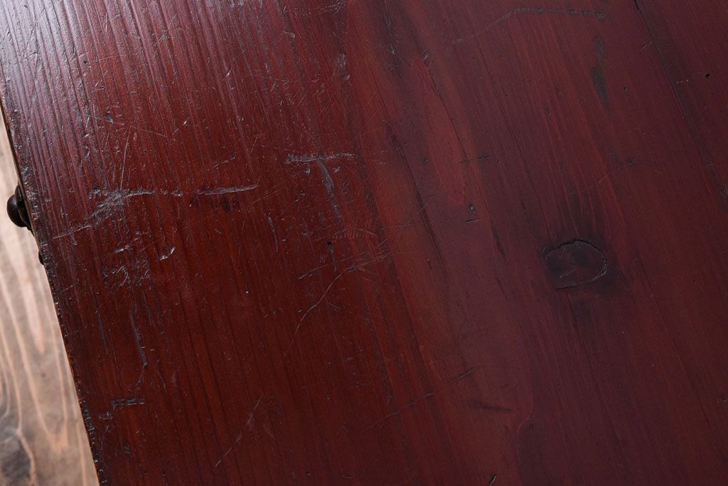 アンティーク家具　古民具・骨董　前面欅材　共縁　上品なアンティーク米沢箪笥