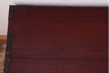 アンティーク家具　古民具・骨董　前面欅材　共縁　上品なアンティーク米沢箪笥
