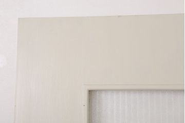 ガラスのドアノブ!銀モールガラス入りのレトロなアンティークドア(2)