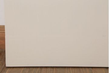ガラスのドアノブ!銀モールガラス入りのレトロなアンティークドア(2)