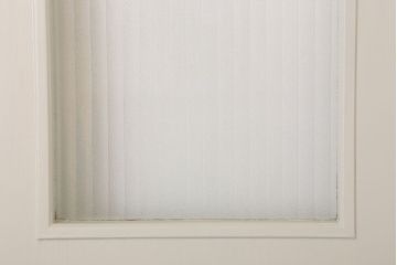 ガラスのドアノブ!銀モールガラス入りのレトロなアンティークドア(2)