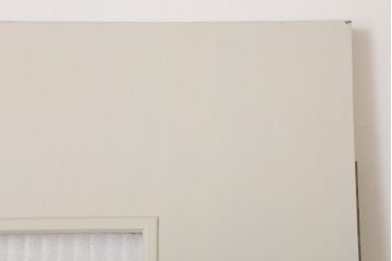 ガラスのドアノブ!銀モールガラス入りのレトロなアンティークドア(2)