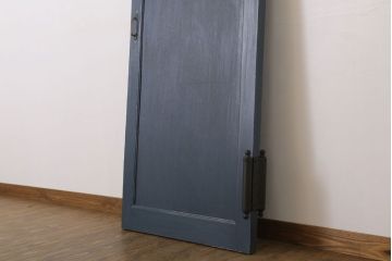 自由蝶番付き!シンプルな和製アンティークペイントドア(扉)