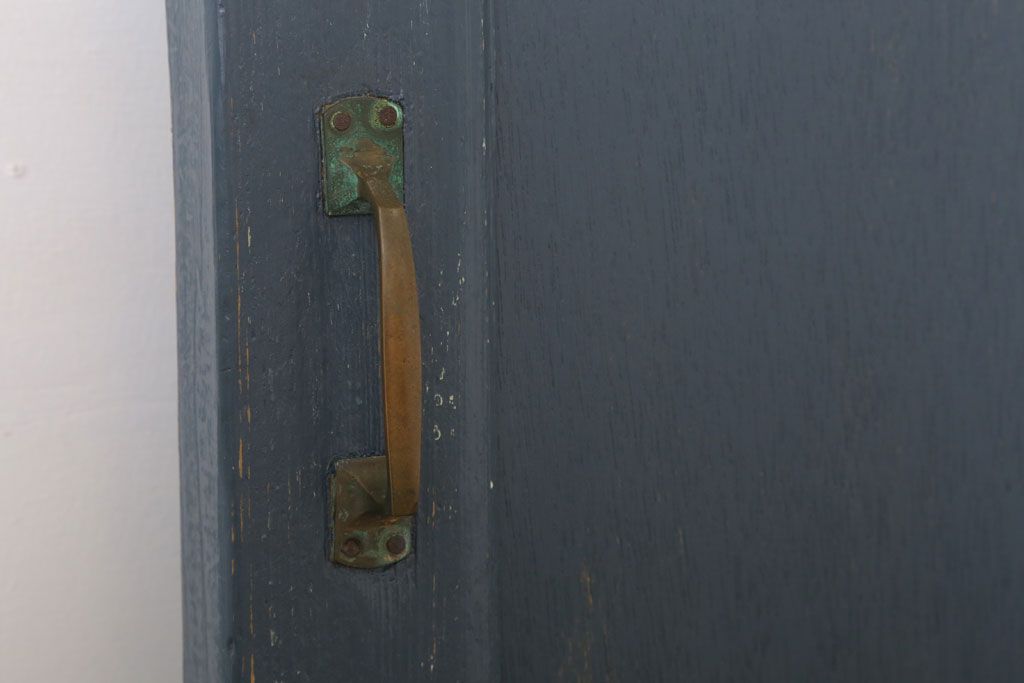 自由蝶番付き!シンプルな和製アンティークペイントドア(扉)