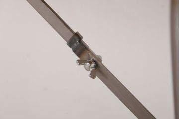 ラフジュ工房オリジナル　鉄脚　ナラ材製折りたたみテーブル(作業台)(2)