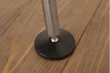 ラフジュ工房オリジナル　鉄脚　ナラ材製折りたたみテーブル(作業台)(2)