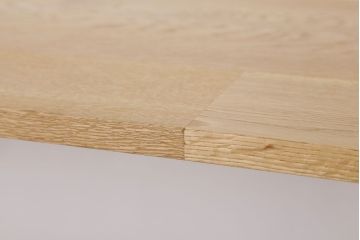 ラフジュ工房オリジナル　鉄脚　ナラ材製折りたたみテーブル(作業台)(3)