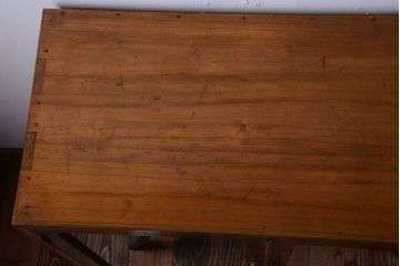 レトロ家具　昭和レトロなアンティーク本箱(ブックケース)