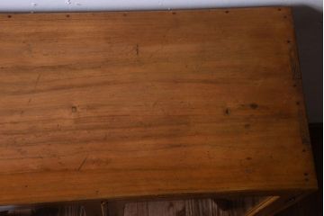 レトロ家具　昭和レトロなアンティーク本箱(ブックケース)