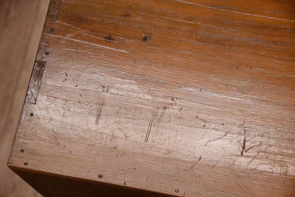 レトロ家具　昭和レトロなアンティーク本箱(ブックケース)