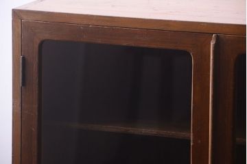 レトロ家具　昭和レトロなアンティーク本箱(ブックケース)