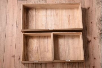 レトロ家具　昭和レトロなアンティーク本箱(ブックケース)