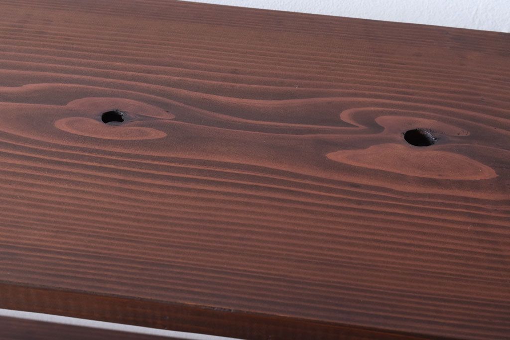 ラフジュオリジナル　薄型アイアンラック【大】(飾り棚)