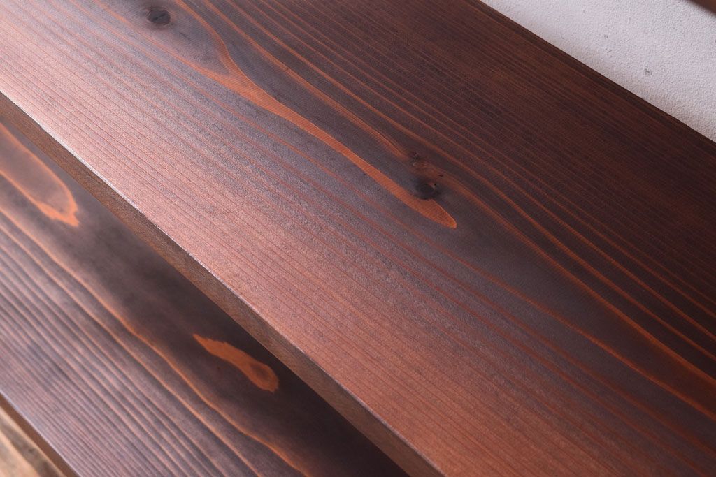 ラフジュオリジナル　薄型アイアンラック【大】(飾り棚)