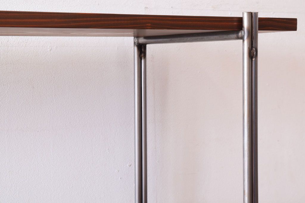 ラフジュオリジナル　薄型アイアンラック【大】(飾り棚)