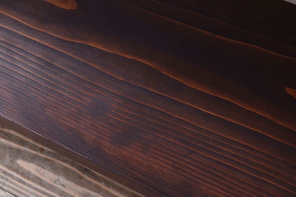 ラフジュオリジナル　薄型アイアンラック【大】(飾り棚)