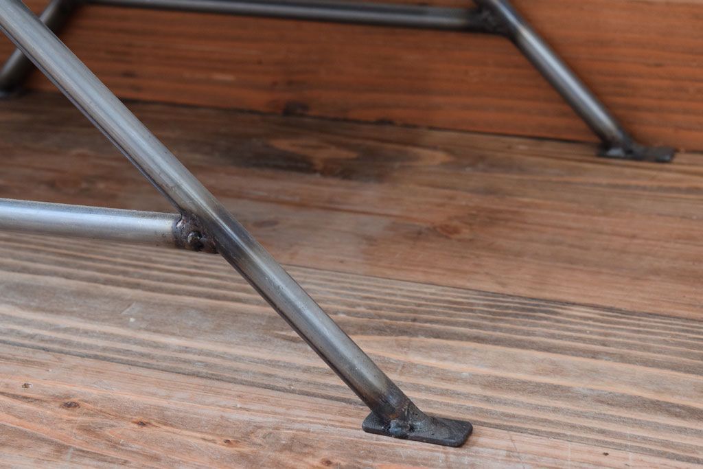 ラフジュオリジナル　薄型アイアンラック【大】(飾り棚)