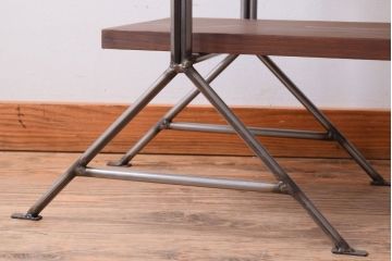 ラフジュオリジナル　薄型アイアンラック【大】(飾り棚)